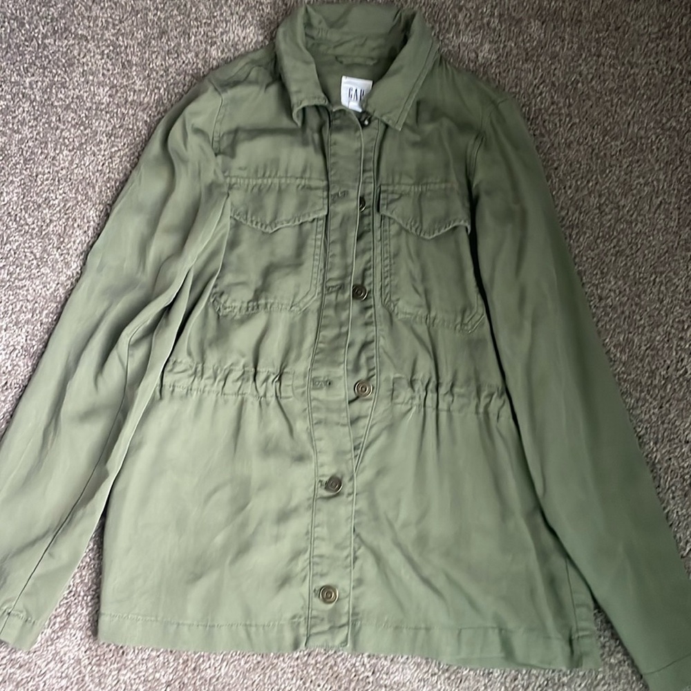 Gap olive XS utility jacket